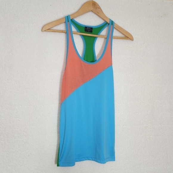 Split59 Tri Colored Workout Top Size Medium - Picture 1 of 5